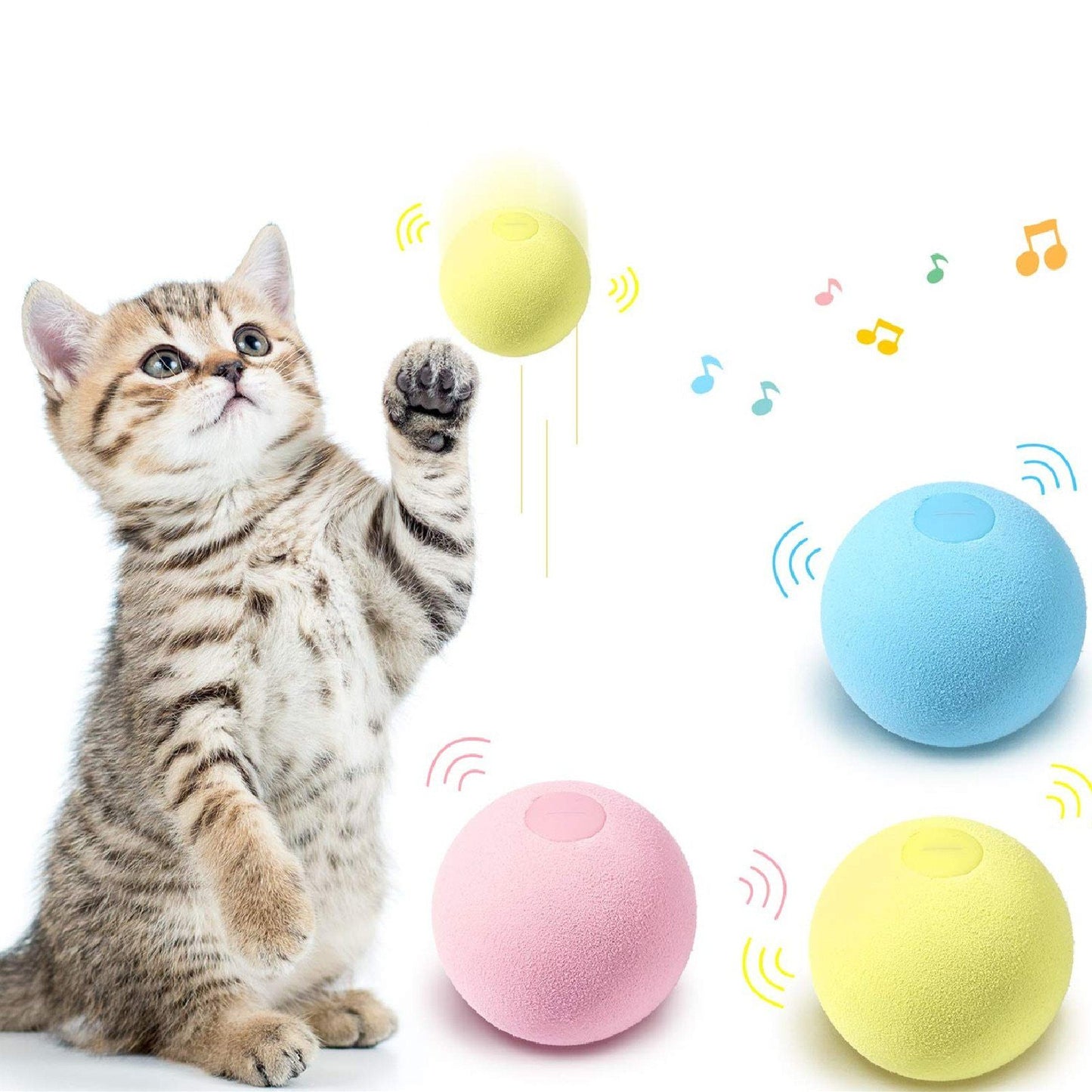 SmartBall™ - Balle intelligente d'apprentissage pour chat - LE COMPTOIR DES CHATS