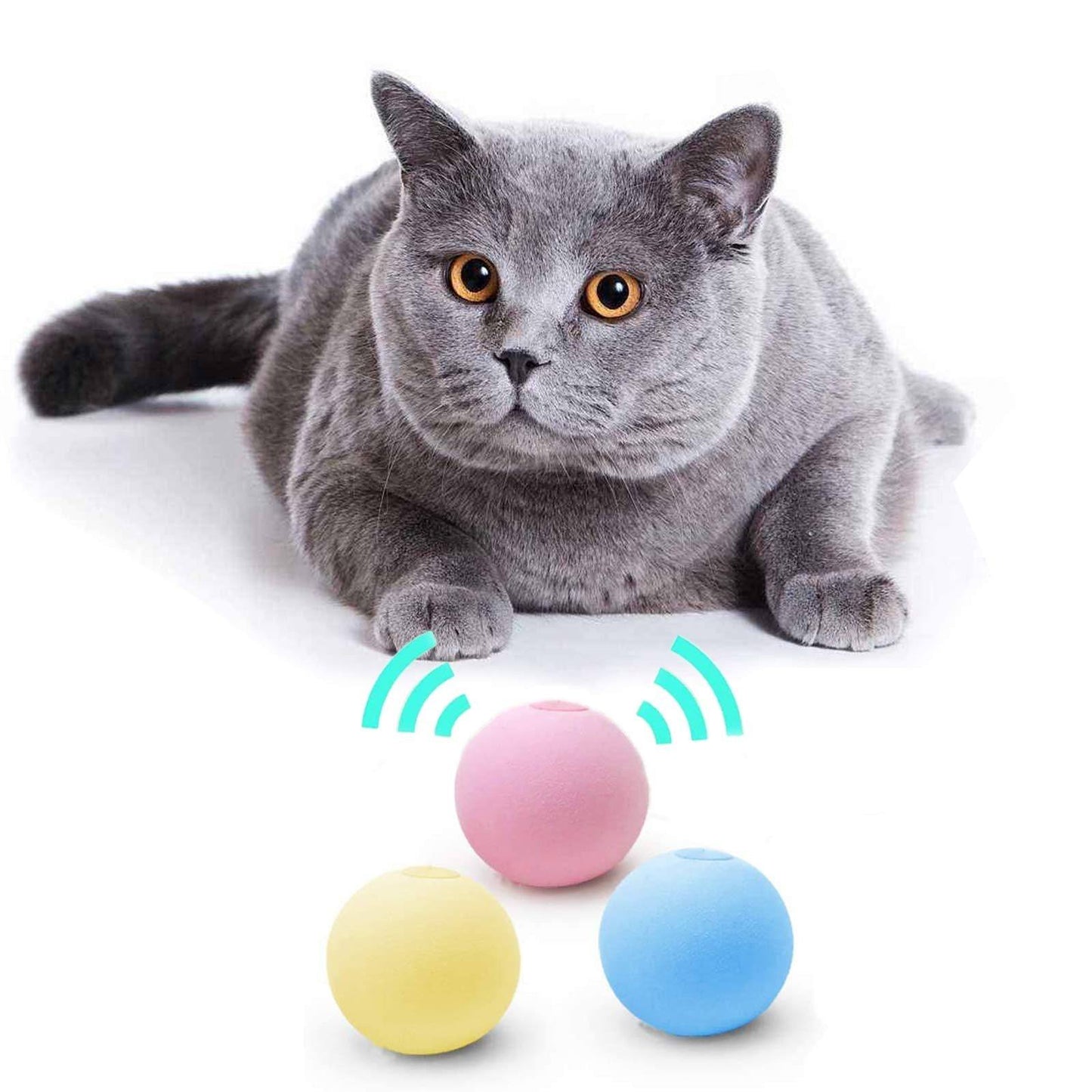 SmartBall™ - Balle intelligente d'apprentissage pour chat - LE COMPTOIR DES CHATS